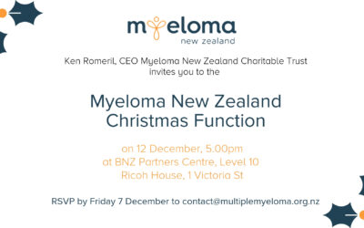 You’re invited! Myeloma New Zealand Christmas Function